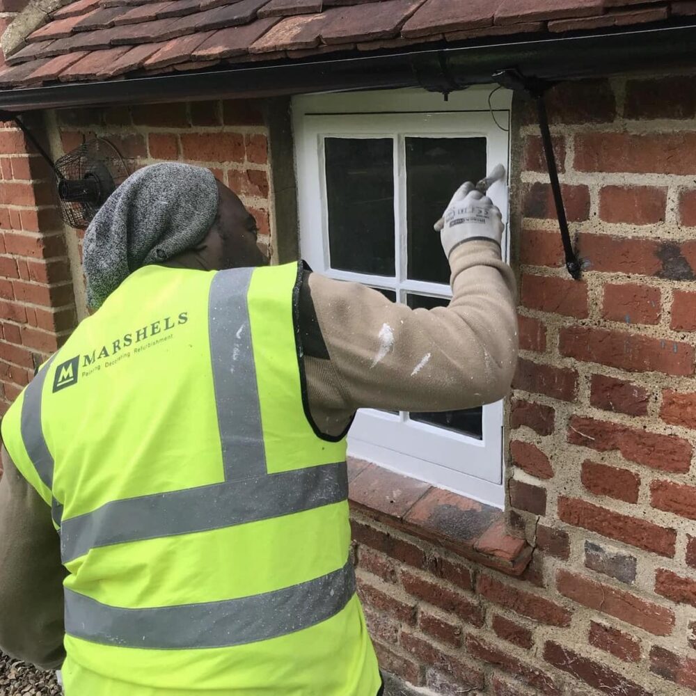 painting a grade 2 listed building windows