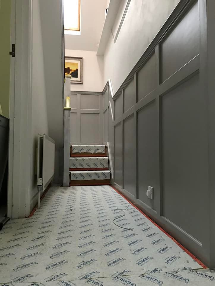 hallway wall panelling