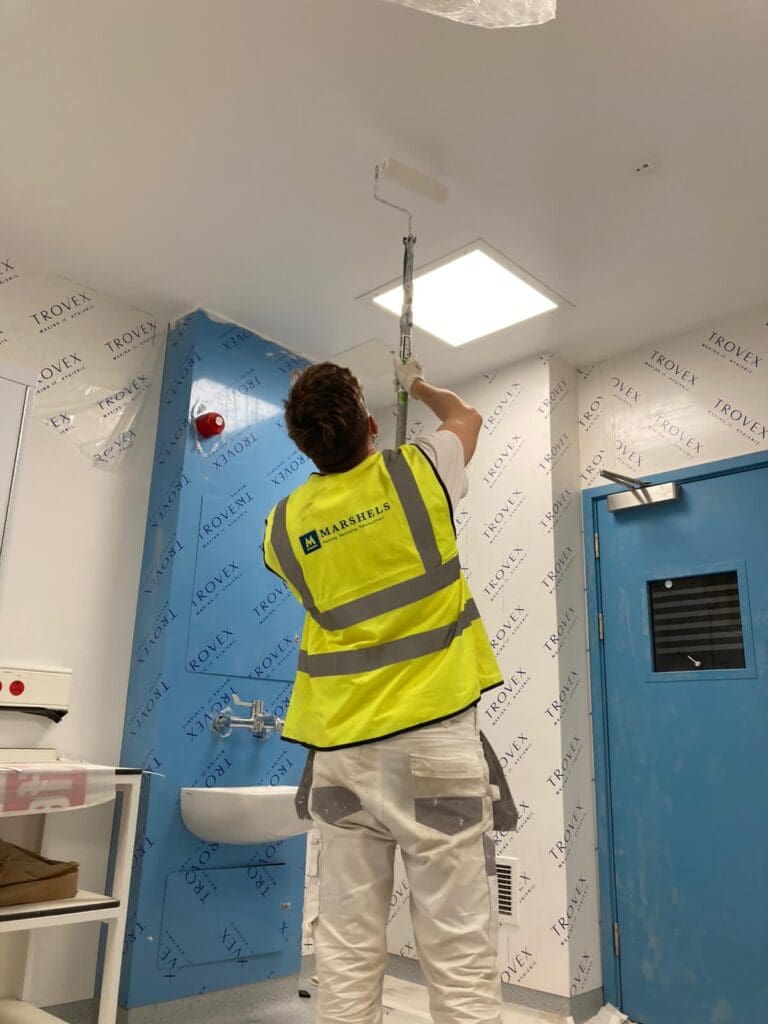 Painting bathroom ceilings